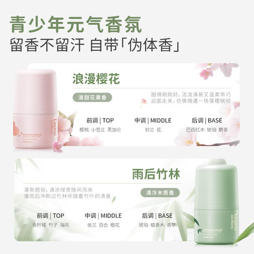 【青少年香体露】夏季必备止汗净味香体3合1 袋鼠妈妈爽身香体露30ml 商品图6