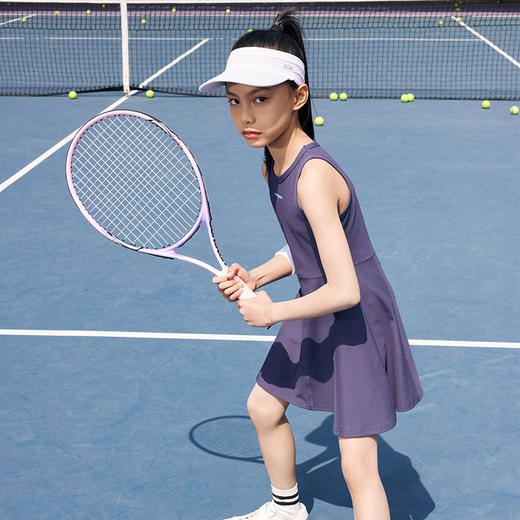 onmygame女童背心连衣裙夏季儿童运动网球裙新款弹力快干透气裙子 商品图3