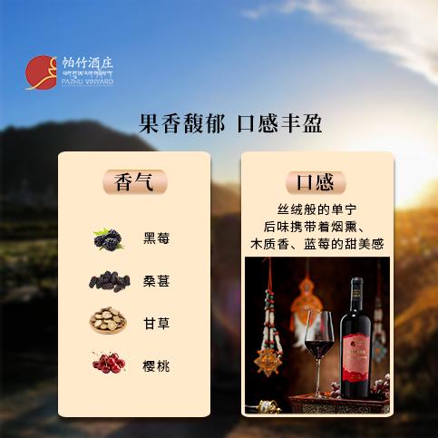 自营（帕竹）-西藏帕竹酒庄帕竹金标干型红葡萄酒单支礼盒 聚会 送礼 微醺 商品图2