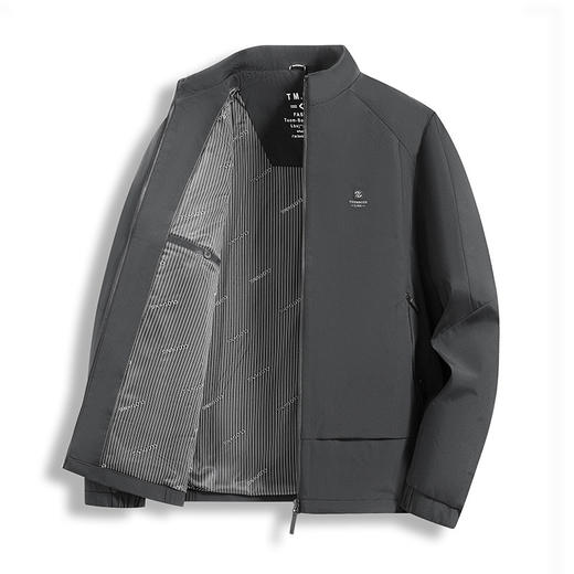 【DWP】大依优型大码男装春秋立领夹克外套加肥加大码休闲商务上衣外套 商品图4