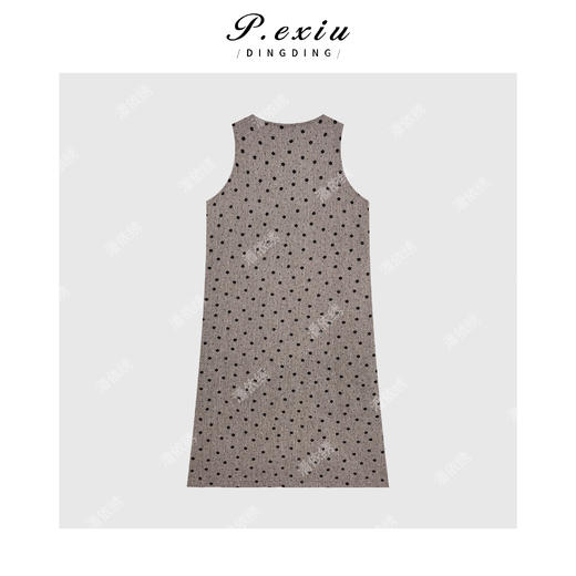 04-3潘依绣丁丁宠粉粉韩版春夏宽松波点连衣裙Q15550 商品图1