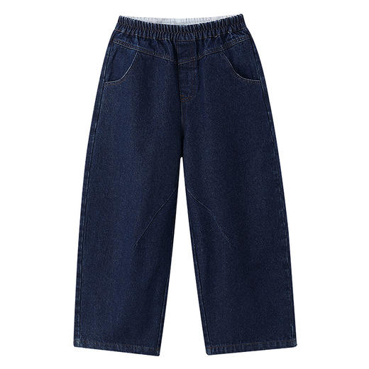男女童全腰牛仔单裤春季新款安奈儿童装EM616678 商品图5