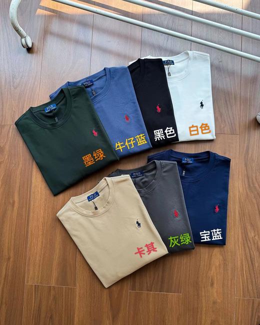 F012802男装男款刺绣标棉质长袖T恤圆领打底衫 商品图6