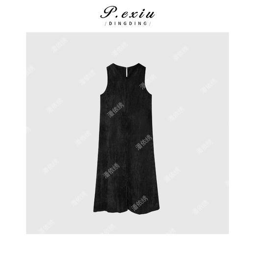 04-1潘依绣丁丁宠粉法式优雅撞色拼接连衣裙 Q89101 商品图2