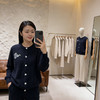 S·Y·C【E家蓝莓】100纯山羊绒圆领开衫外套毛衣女CYR240198 商品缩略图3