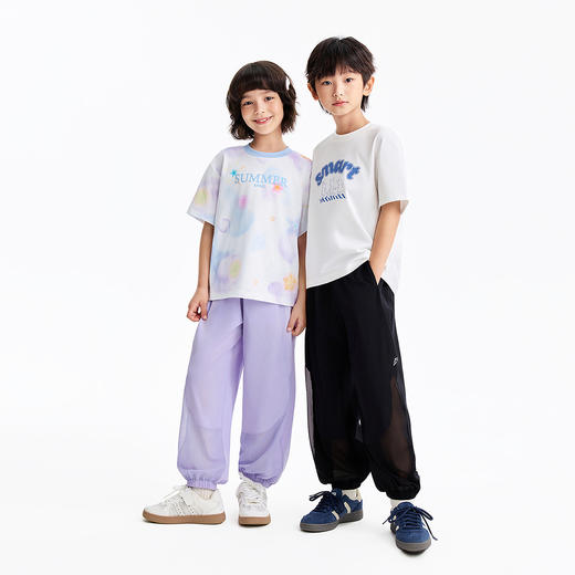 男女童全腰梭织单裤夏季新款安奈儿童装EM626558 商品图3