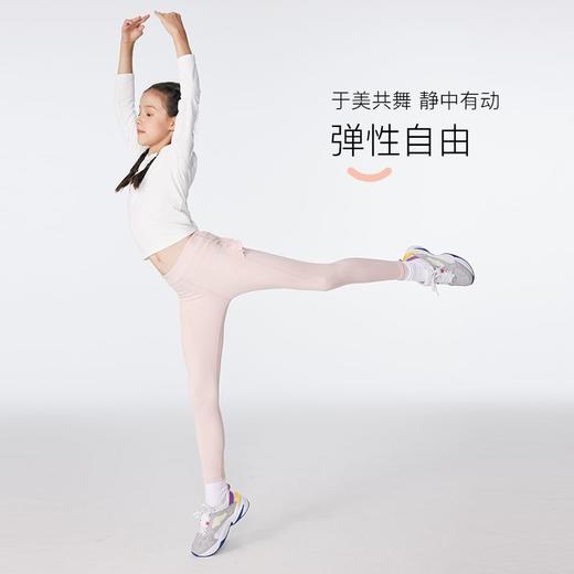 onmygame女童瑜伽裤春装儿童高弹力鲨鱼裤可外穿打底裤运动裤 商品图1
