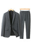 【DWP】大依优型大码男装春秋单扣西服套装商务正装加肥加大码西装套装 商品缩略图5
