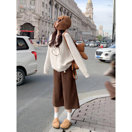 <曾小咸推荐>3.19现货秒杀 ！微信超特价！韩系刺绣毛衣 日常189.99 立减100 秒杀89.99！！复古七分休闲裤 秒杀79.99！！ 商品图2