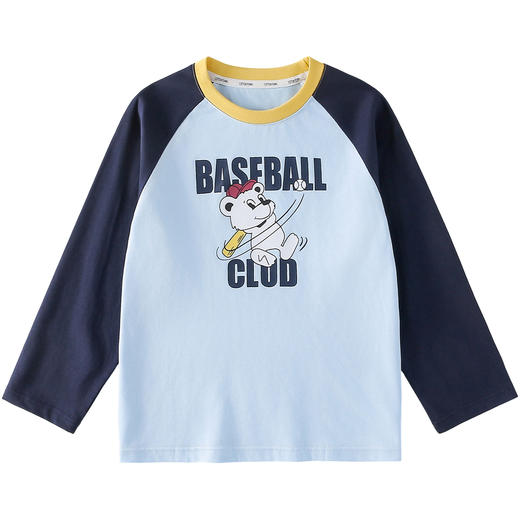 【10A抗菌纯棉】棉花堂纯棉元气动物绵绵长袖童装T恤-FA61023 商品图11