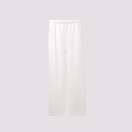 高级感软糯白色直筒裤 商品图1