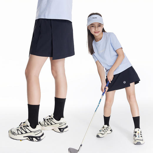 onmygame女童半身裙儿童短裙夏季薄款透气2024新款运动工装裙子 商品图3