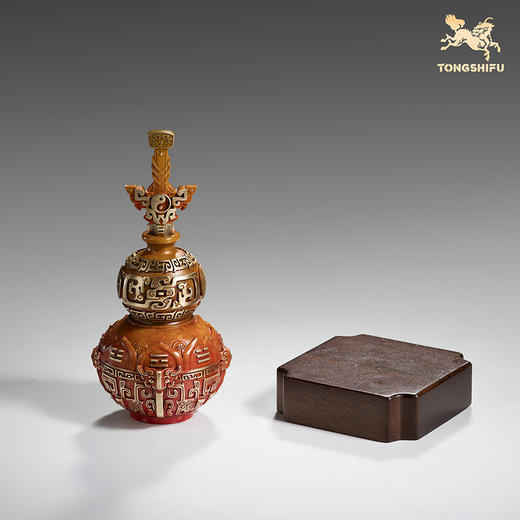 铜师傅 见微系列《养剑葫芦》葫芦把件 桌面摆件装饰工艺品 商品图5