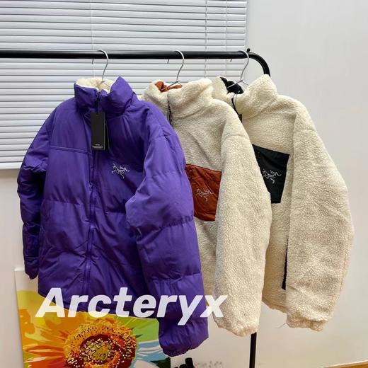 F012823高克重保暖情侣男女同款立领羊羔绒外套 商品图0