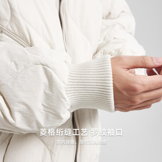 墨麦客极简立领加厚羽绒服男士2025冬季新款纯色休闲保暖外套男 商品图3