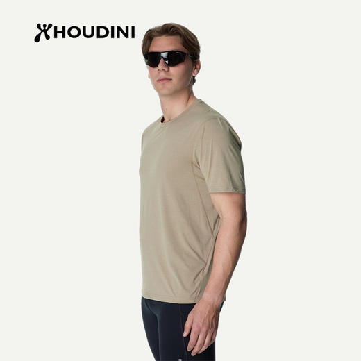 HOUDINI胡丁尼Pace Air Tee空速男户外26夏新清爽跑步徒步短袖T恤 840069 商品图8