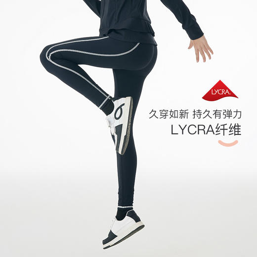 onmygame【莱卡瑜伽裤】女童高弹力运动紧身裤儿童鲨鱼裤长裤 商品图1