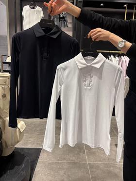 St家春夏新款女士花边装饰冰丝长袖上衣来啦！最新款！！独家！贸易订单❗️纯色➕立体印花➕织带小花边，简洁又好搭！