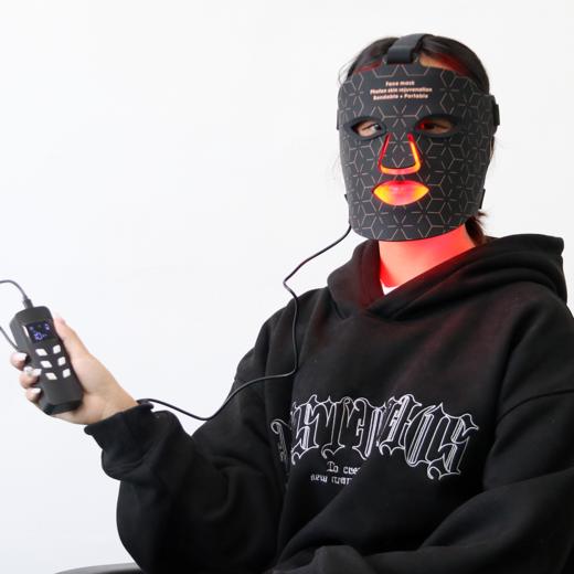 光子嫩肤面膜仪 4月中旬发货｜红蓝黄光三合一 红光美容仪 240颗灯珠 5-10w led面罩美容仪 升级版 紧致肌肤 祛痘消炎 商品图0