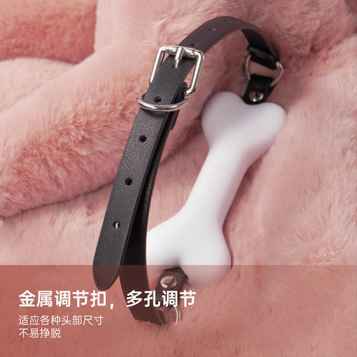 纵锦浪里骨头口塞口枷男SM情趣用具另类性成人玩具道具惩罚穿戴 商品图3