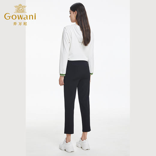 乔万尼设计感前开叉显瘦九分裤EF4F198 商品图4