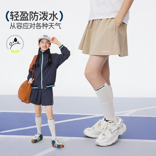onmygame【学院蓬蓬】女童短裙学院风A字裙裤防泼水运动半身裙春KE22F110649

 商品图1