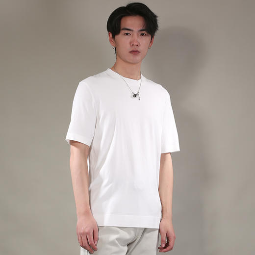 DRONKOO 2026 圆领净版短袖修身薄毛衣 商品图2