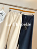 专柜实拍【重工水洗】拉夏贝尔/La Chapelle含亚麻挺括有型高腰两扣裤袢口袋休闲慵懒感显瘦牛仔裤 商品缩略图4