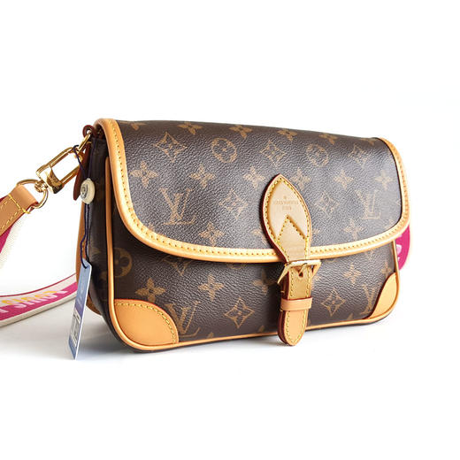 【95新】LV路易威登DIANE手袋M46049老花粉肩带DIANE法棍包单肩包女士240126AK07 商品图2