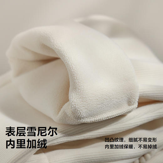 迷你巴拉女童宝宝长裤亲肤保暖内里加绒直筒微喇裤子2025冬季新款 商品图3