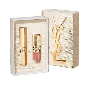 【美丽全开】YSL圣罗兰奢金节日限定口红正装 套装小金条1936 2.2g 唇膏唇冻12  6ml