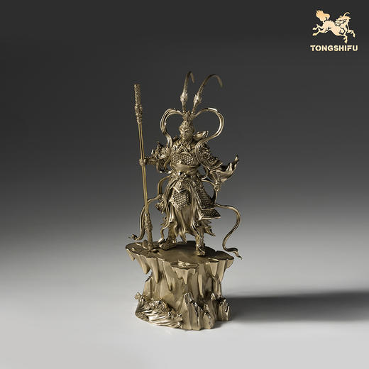 铜师傅 见微系列《齐天圣威（小号）》工位孙悟空大圣铜摆件 商品图2