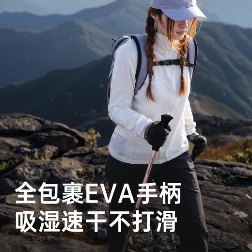 时行轻云3K碳纤维登山杖专业户外手杖女款爬山拐杖碳素超轻伸缩棍徒步 商品图4