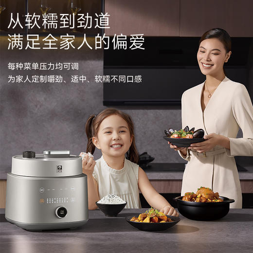支持试用！下单即送同品牌有钛深氮无涂层铁炒锅【100%采用纯钛板材 健康0析出】康巴赫纯钛料理压力锅4/5L大容量 商品图5