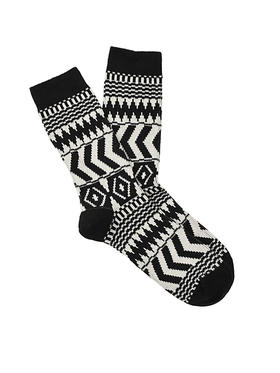 callisto黑白花纹袜子