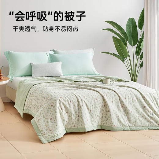 全棉印花夏被(花涧小熊) 商品图1