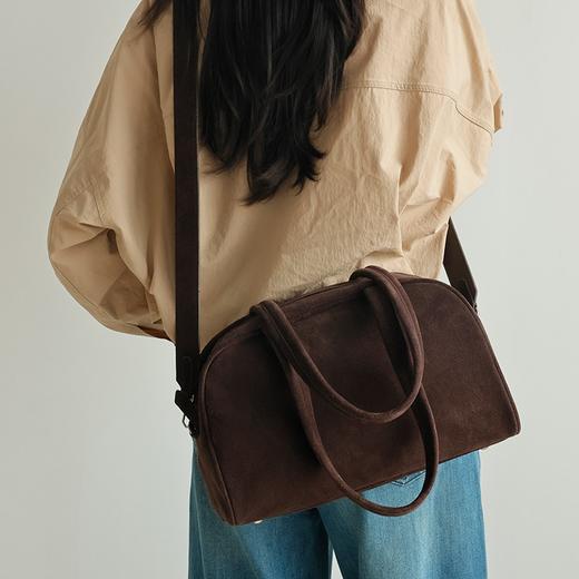 登白DENGBAI 波士顿手提托特包高丝光牛反绒 商品图3