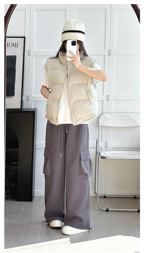 【YW】无忧购2026早春新款百搭宽松显瘦口袋工装裤女8601（截单3-5天发货) 商品图9