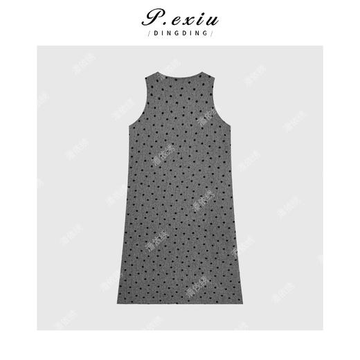 04-3潘依绣丁丁宠粉粉韩版春夏宽松波点连衣裙Q15550 商品图4