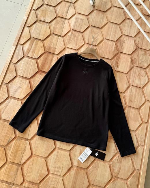 笛桑特 四色25年冬季新品多色户外休闲速干运动德绒微拉绒圆领男女同款长袖T恤 商品图3