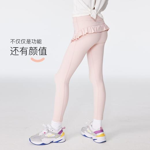onmygame女童瑜伽裤春装儿童高弹力鲨鱼裤可外穿打底裤运动裤 商品图3
