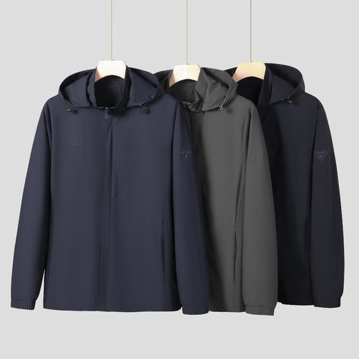 【DSF】大依优型大码男装春秋夹克外套加肥加大码休闲运动上衣夹克外套 商品图4