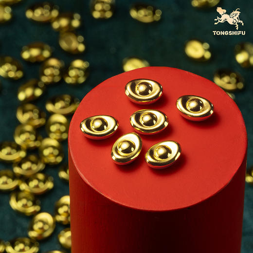 铜师傅 见微系列《小元宝（黄金铜）》 家居装饰品新年礼物 商品图0