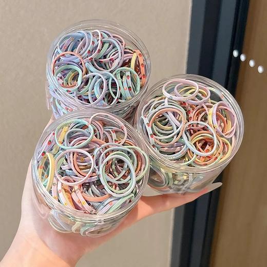 春节不打烊【高颜值小皮筋❗️高弹力不伤发】女童皮筋宝宝扎辫子头绳耐用发饰发圈头饰发绳。jc 商品图1