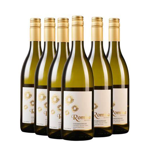 智利中央山谷霞多丽珍藏白葡萄酒13.5%vol六支装 商品图0