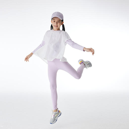 onmygame〖海豚裤〗女童瑜伽裤春装儿童鲨鱼裤轻薄紧身运动打底裤 商品图1