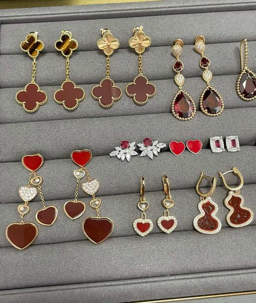 ZB01-新年专享！红色主题耳钉合集！（US*XTY） 商品图1