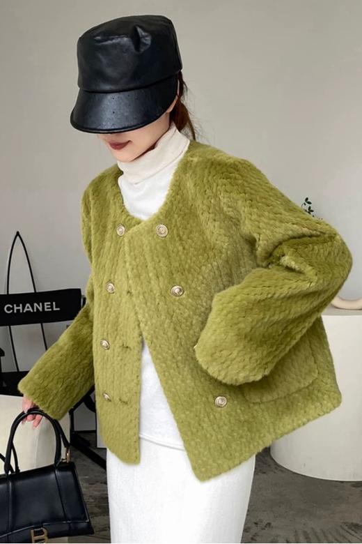 ELLA JADE 法式优雅小香风皮毛一体短外套 21945 商品图3