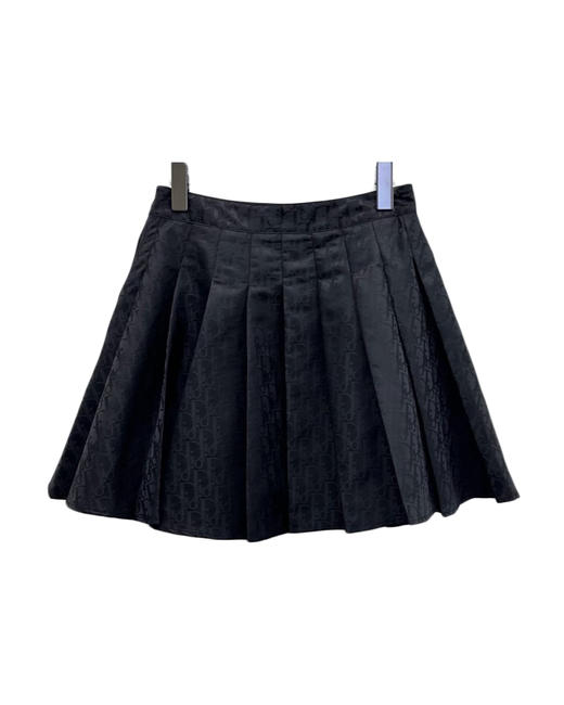 女款暗纹提花百褶半裙 可配套装he010 商品图1