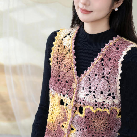 苏苏姐家枫叶开衫手工diy钩针编织上衣毛线团材料包 商品图3